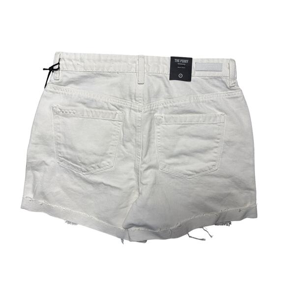 BLANKNYC The Perry Raw Hem High Waist Denim Mom Shorts 27 NWT - Picture 2 of 6